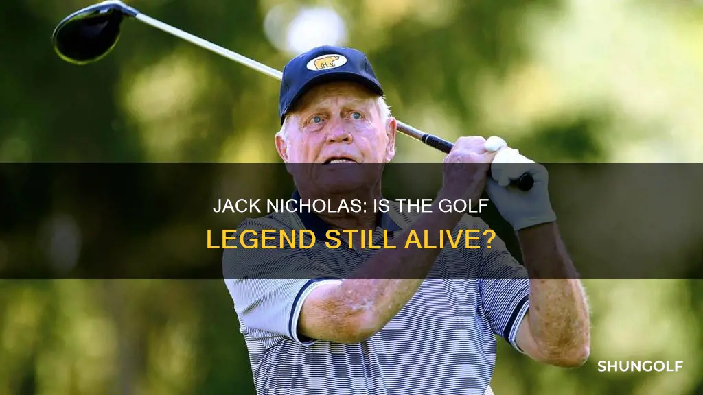 is jack nicholas dead the golfer