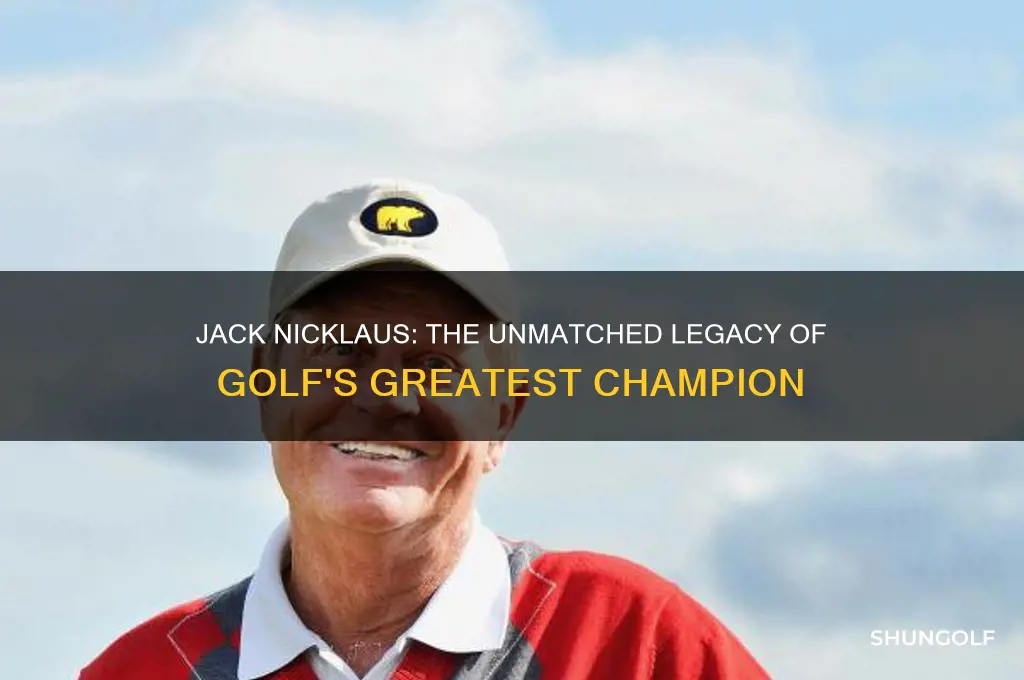 is jack nicklaus the greatest golfer ever