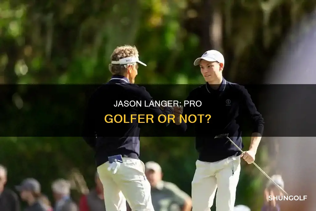 is jason langer a pro golfer