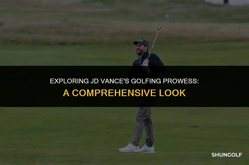 is jd vance a good golfer