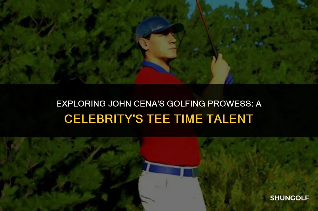 is john cena good at golf