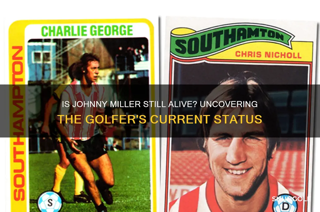 is johnny miller the golfer still alive