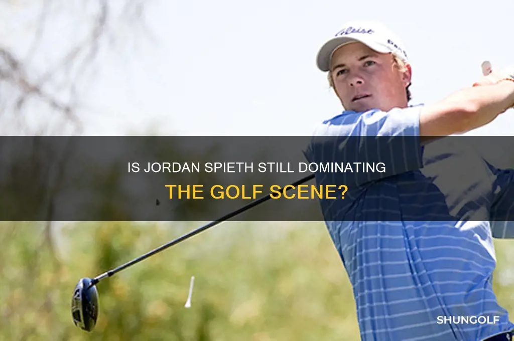 is jordan spieth still playing golf