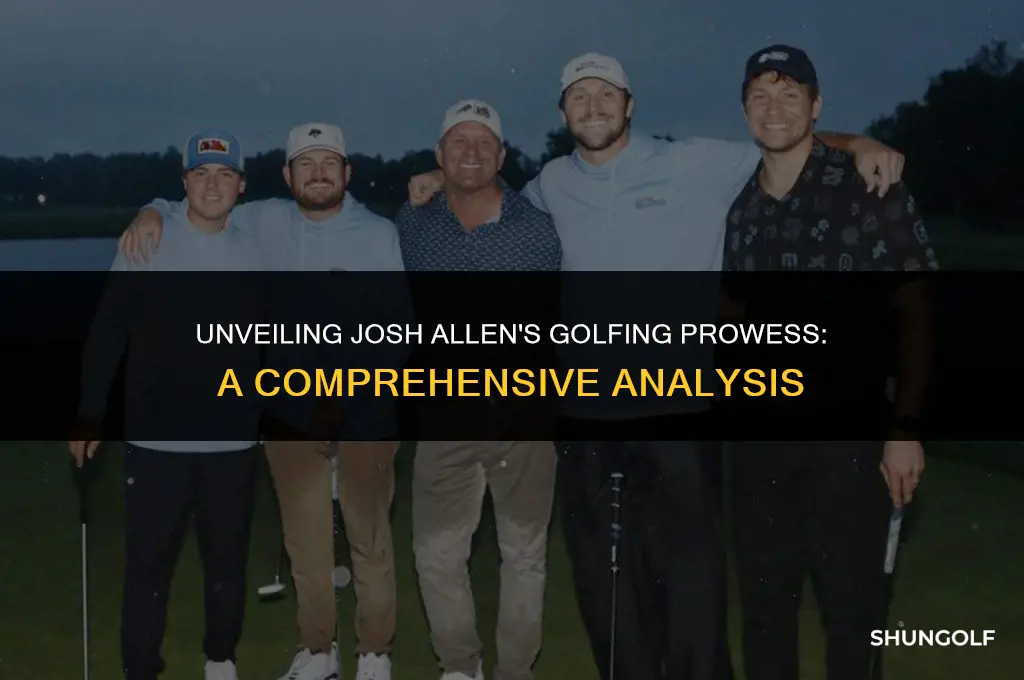 is josh allen a good golfer