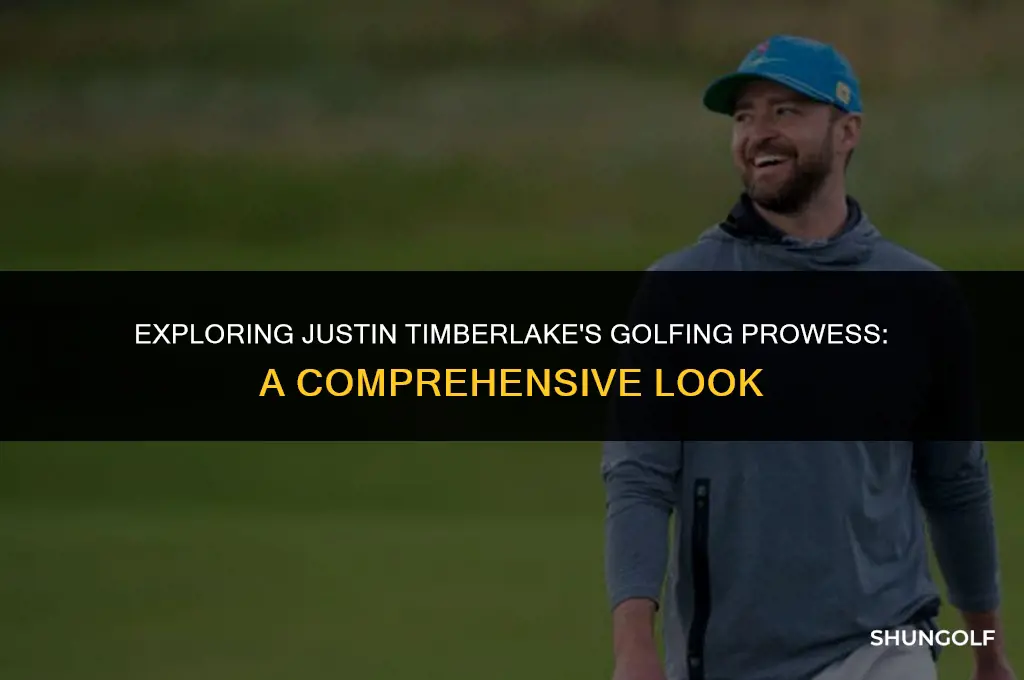 is justin timberlake a good golfer