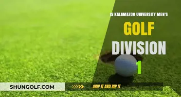 Is Kalamazoo University Men's Golf Division 1? Exploring the Team's Classification