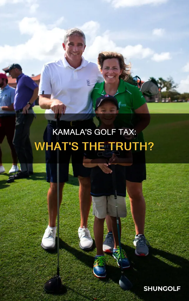 is kamala going to tax golf