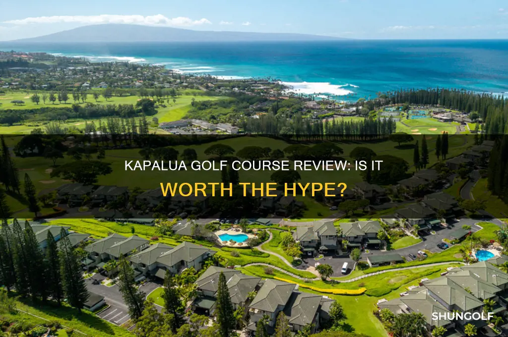 is kapalua a good golf course
