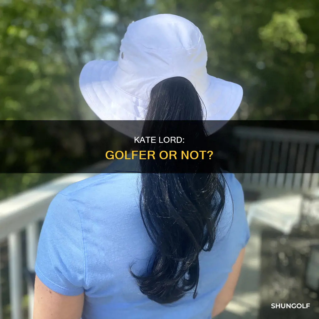 is kate lord a golfer