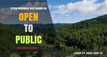 Is Ken McDonald Golf Course Publicly Accessible? Find Out Here