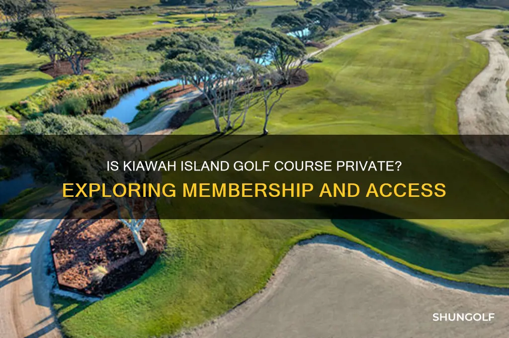 is kiawah island golf course private