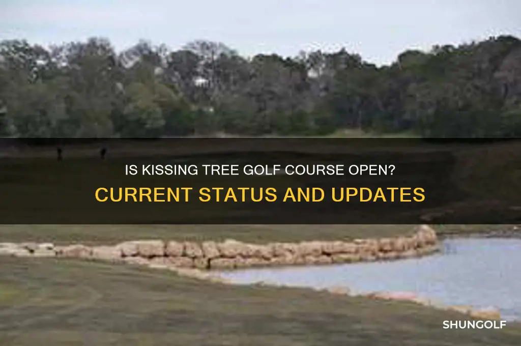 is kissing tree golf course open