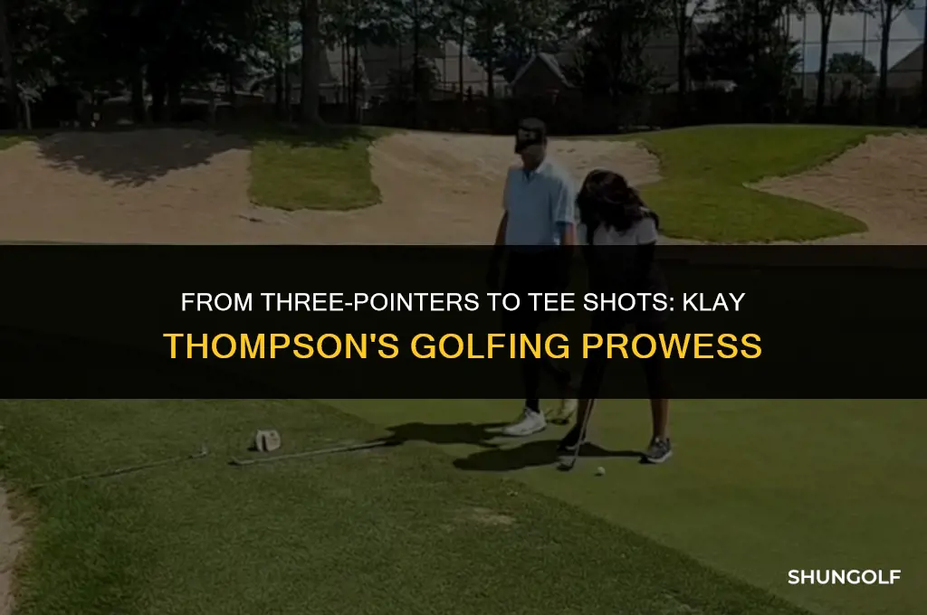 is klay thompson a good golfer