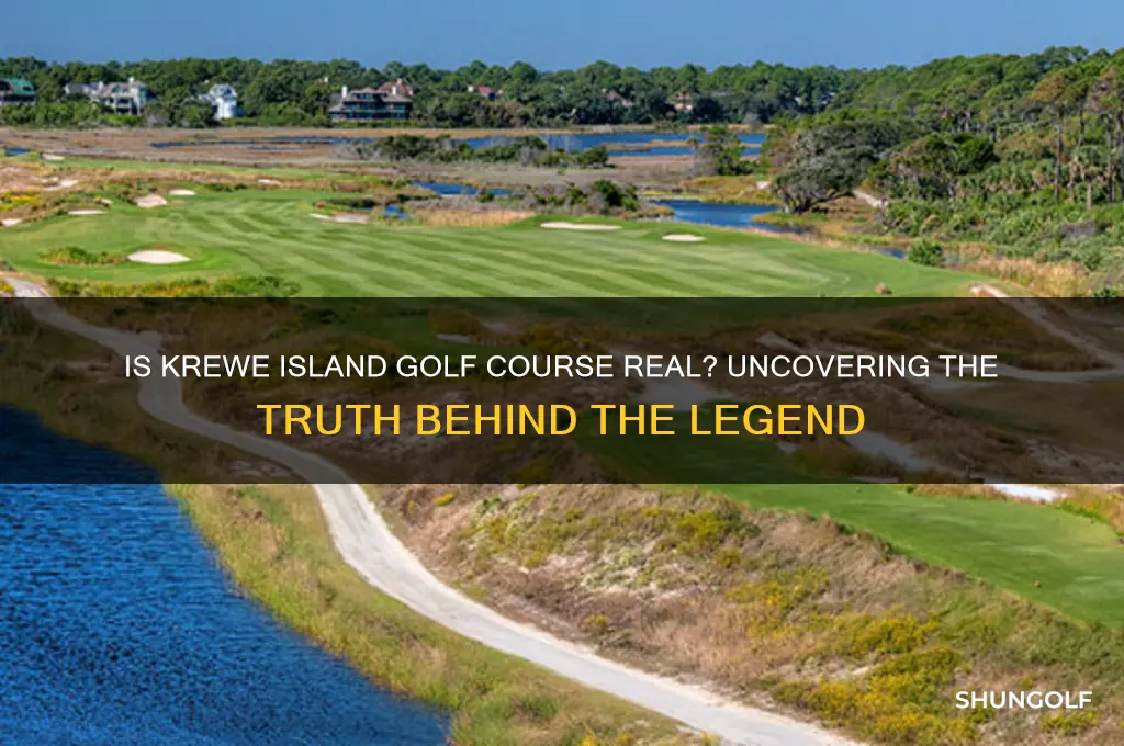 is krewe island golf course real