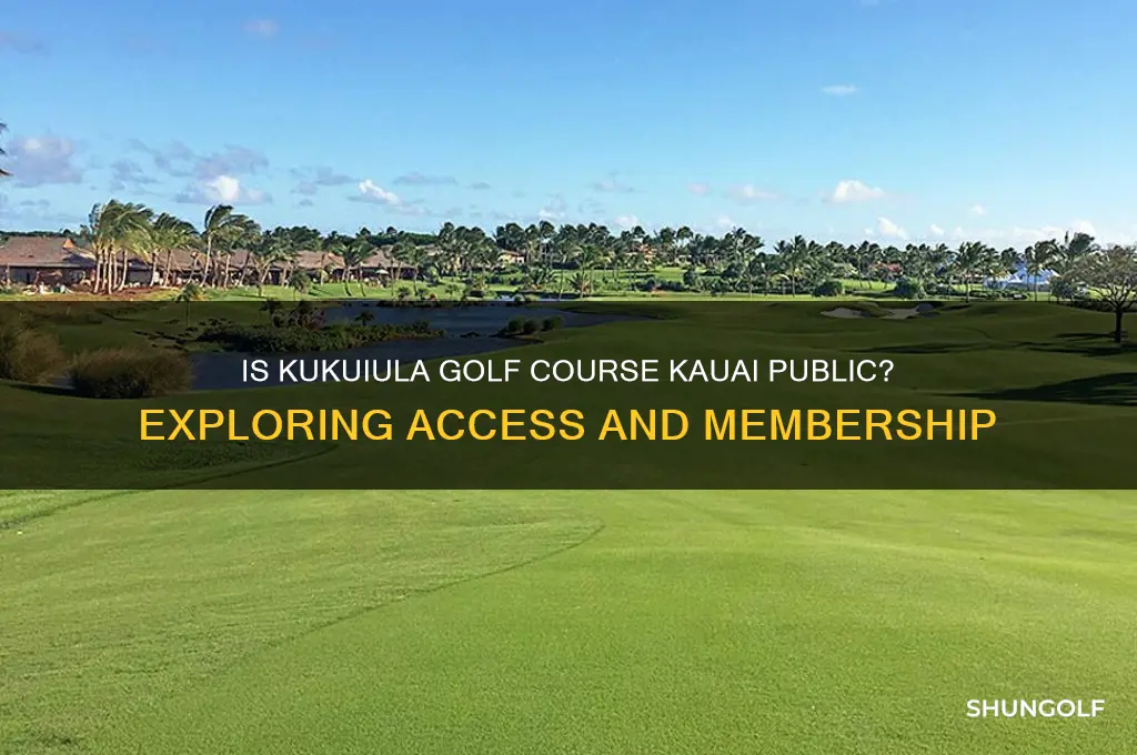 is kukuiula golf course kauai public