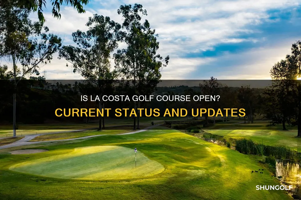 is la costa golf course open