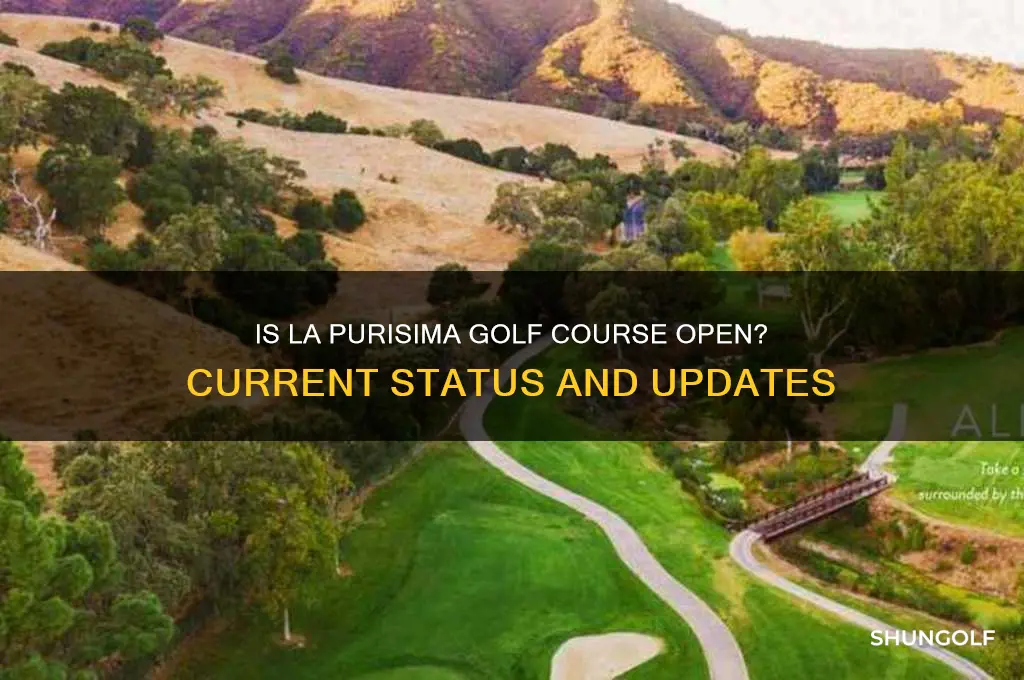 is la purisima golf course open