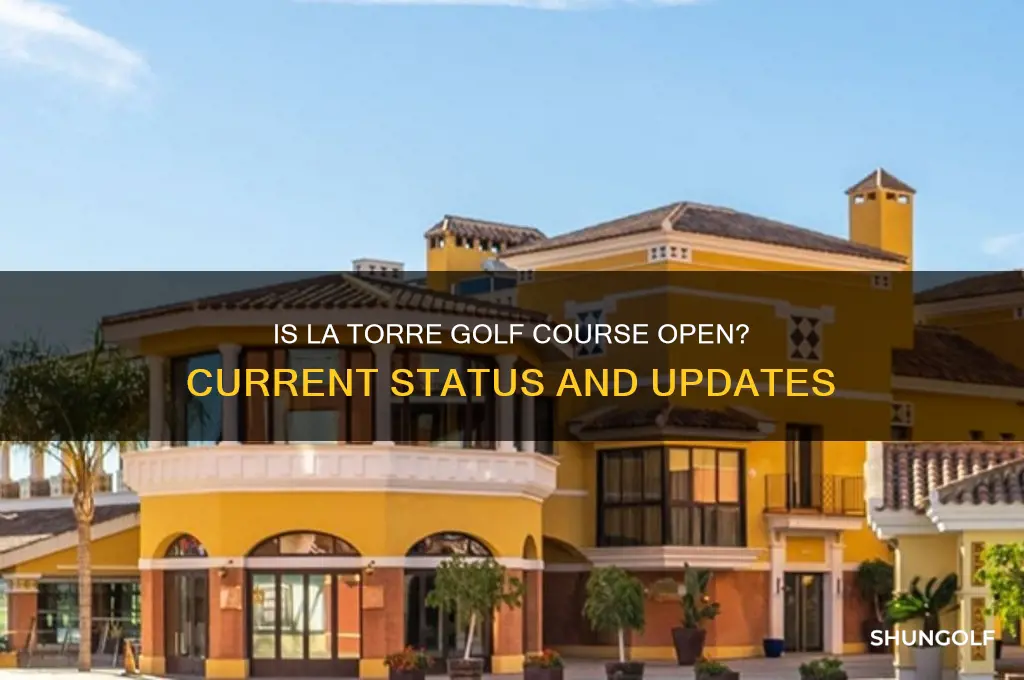 is la torre golf course open