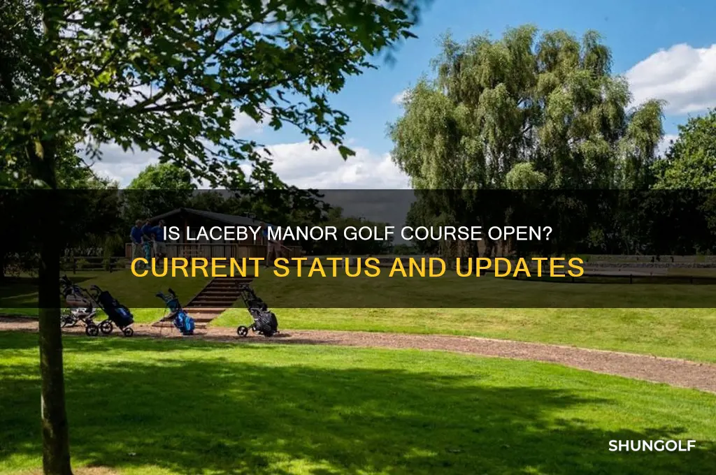is laceby manor golf course open