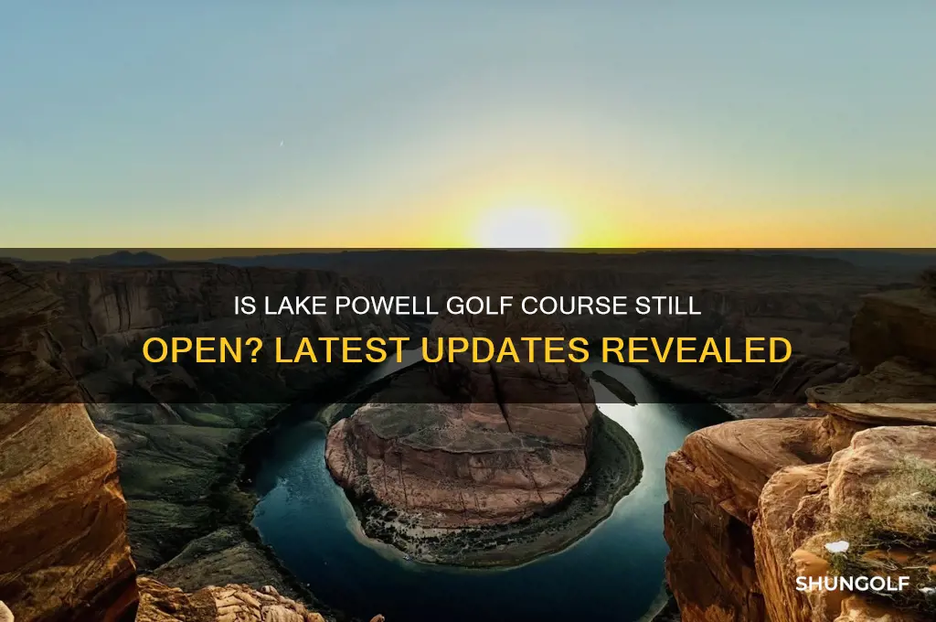 is lake powell golf still open