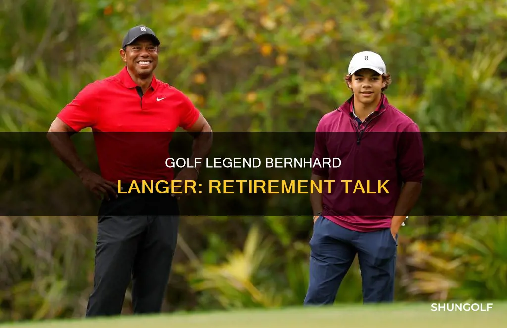 is langer retiring from golf