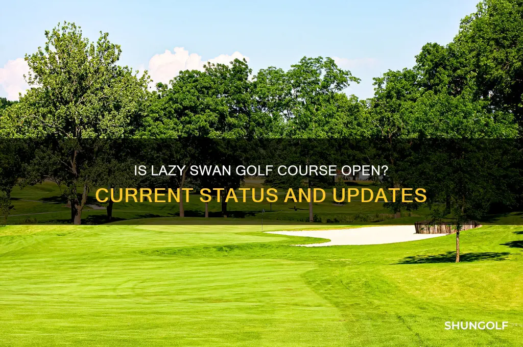 is lazy swan golf course open