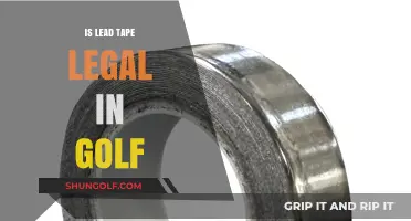Lead Tape in Golf: Legal or Not?
