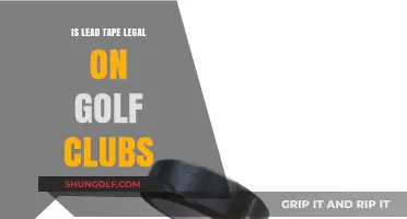 Is Lead Tape Legal on Golf Clubs? Rules and Regulations Explained