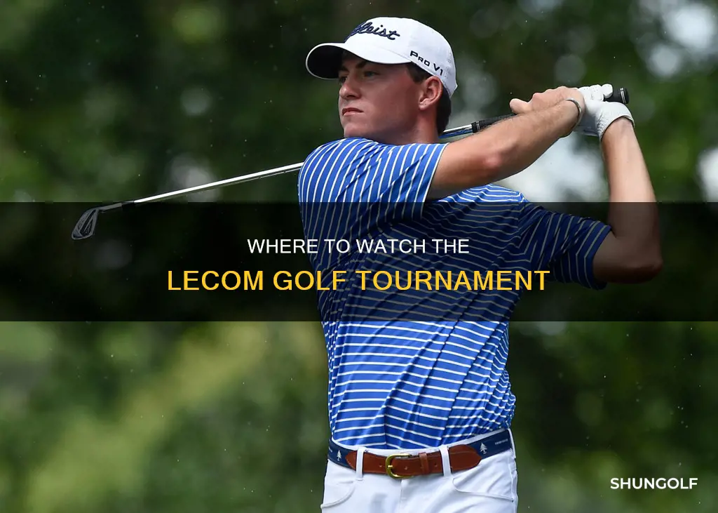 is lecom golf televised