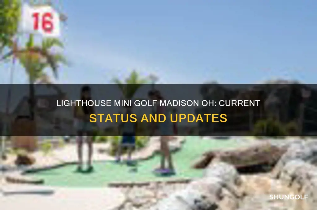 is lighthouse mini golf in madison oh still open