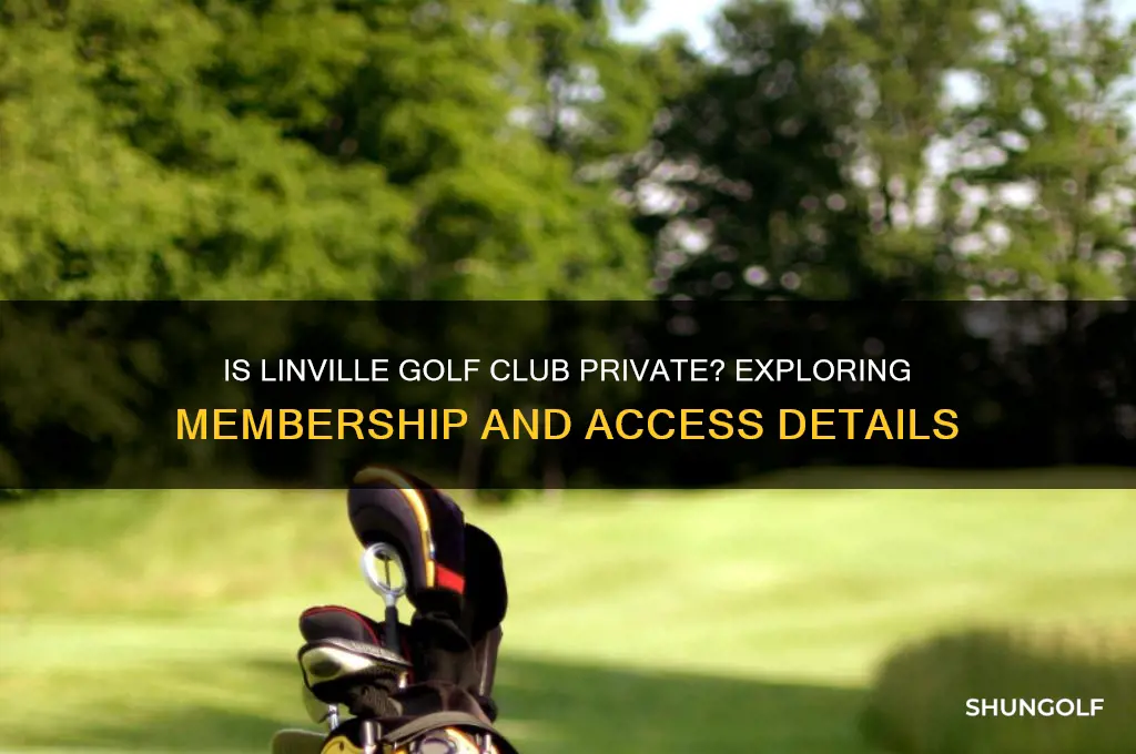 is linville golf club private