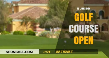 Is Lion's Den Golf Course Open? Current Status and Updates