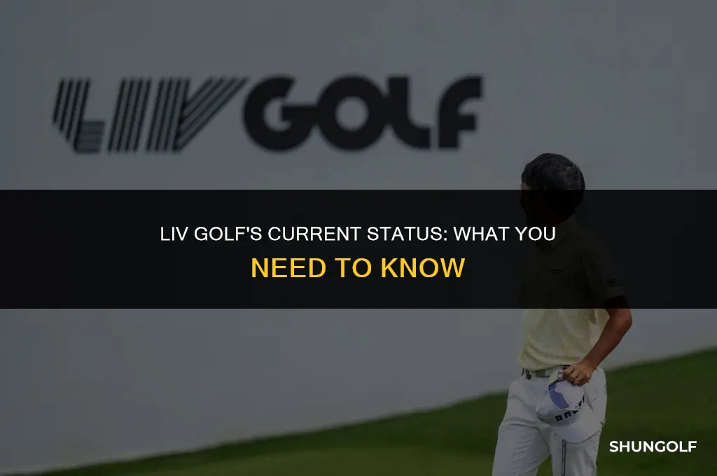 is liv golf still a thing
