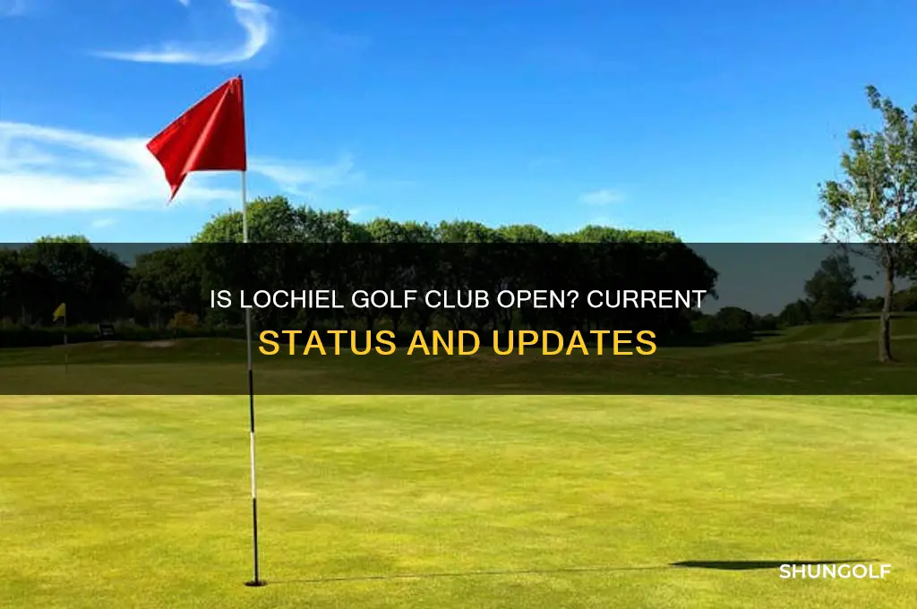 is lochiel golf club open