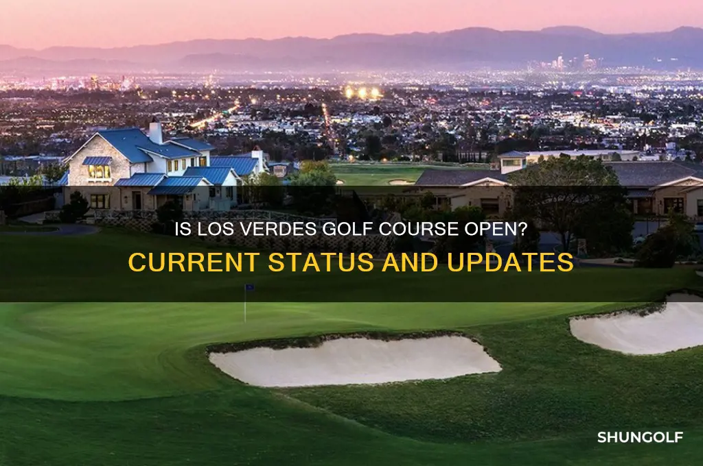 is los verdes golf course open