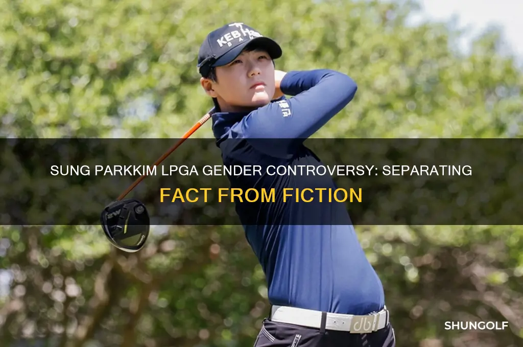is lpga golfer sung parkkim really a woman