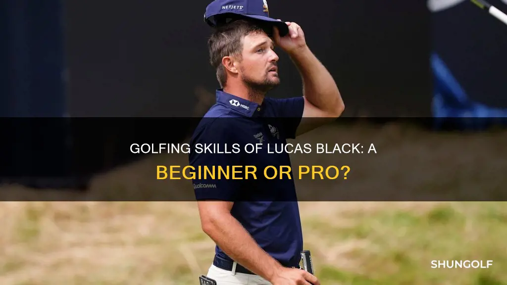 is lucas black a golfer