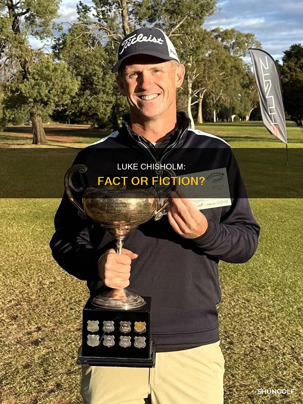 is luke chisholm a real golfer