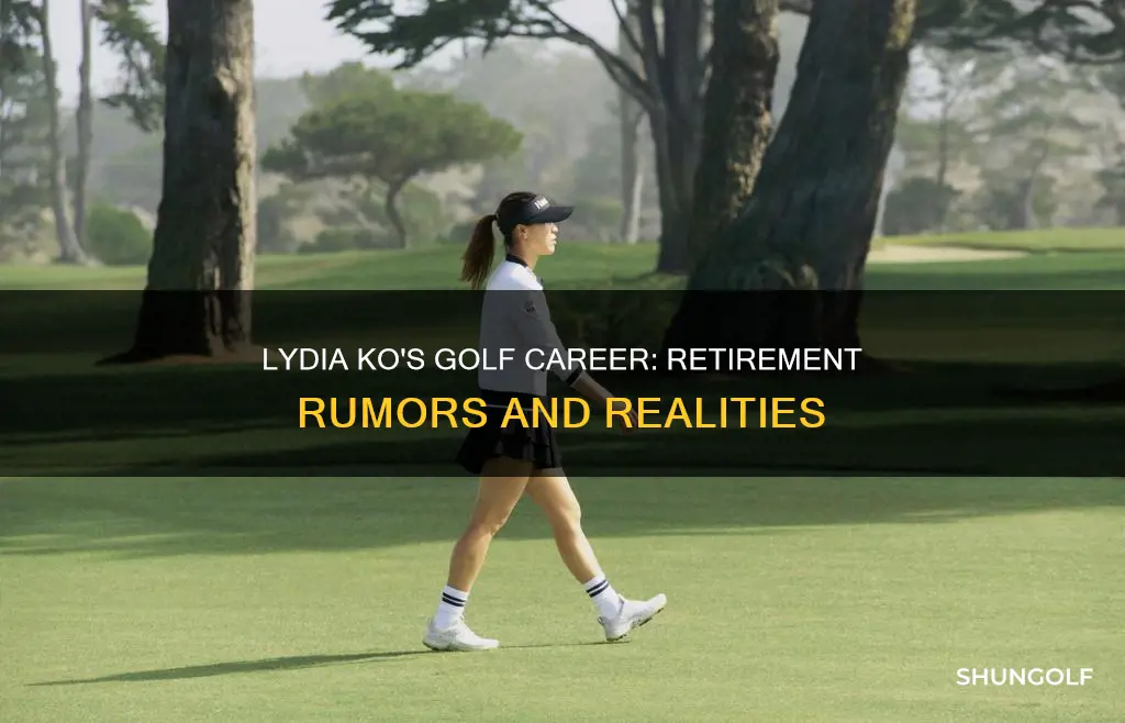 is lydia ko retiring from golf