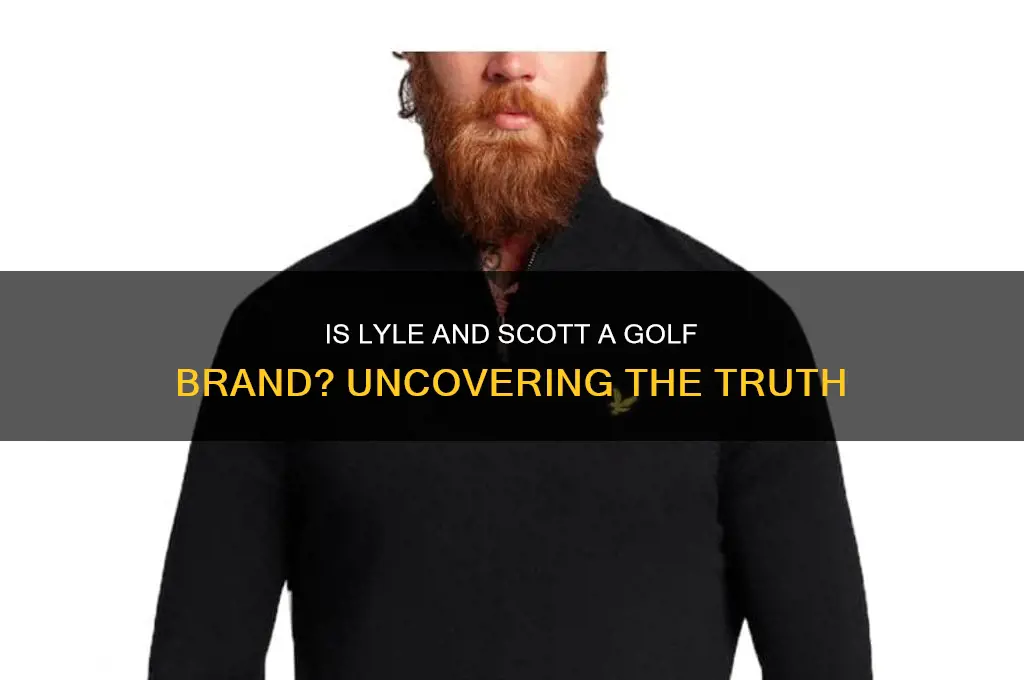 is lyle and scott a golf brand