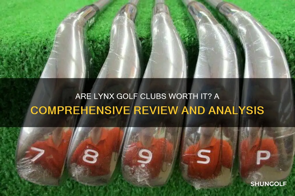 is lynx golf clubs good