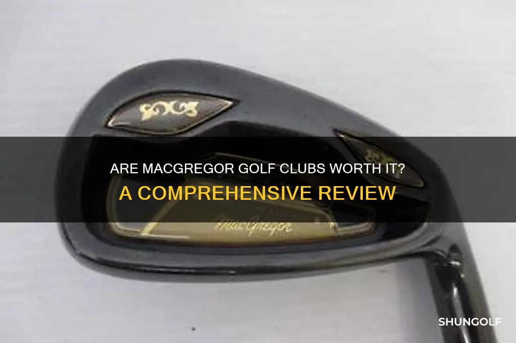 is macgregor golf clubs good