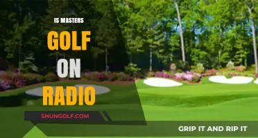 Masters Golf: Radio Coverage and More