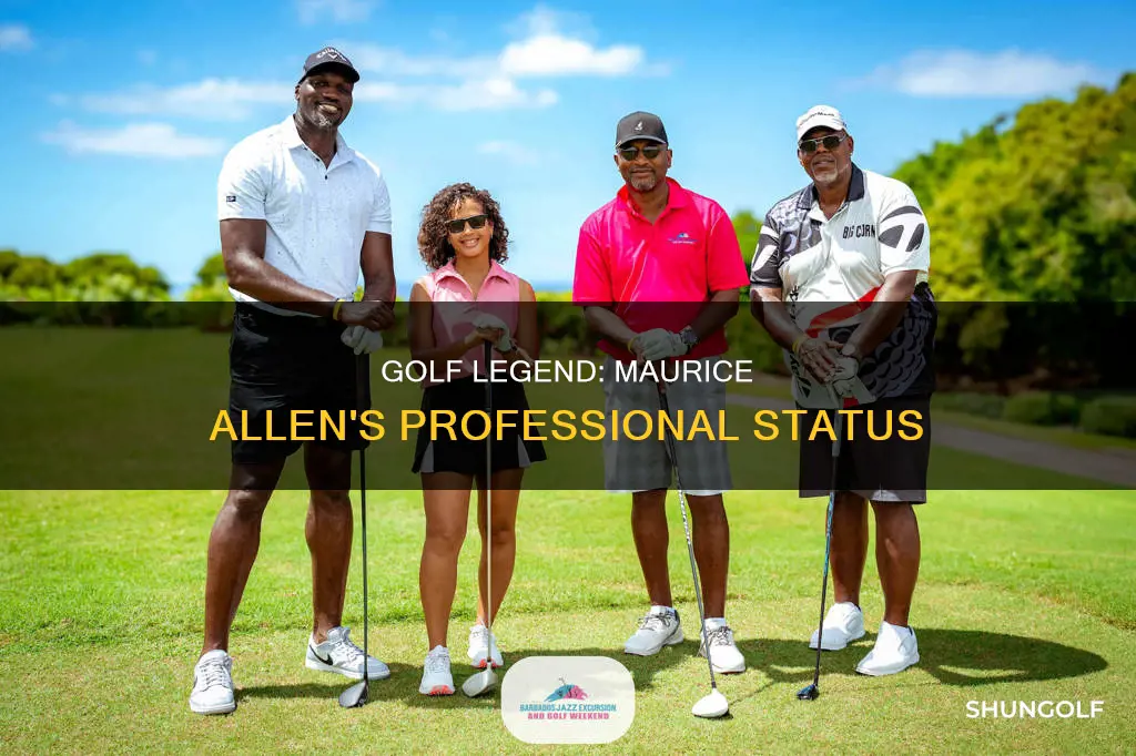 is maurice allen a professional golfer