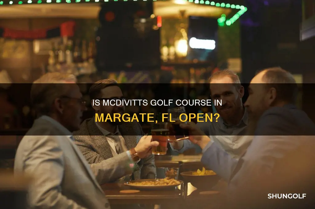 is mcdivitts golf course in margate fl open