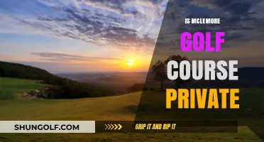 Is McLemore Golf Course Private? Exploring Membership and Access Details