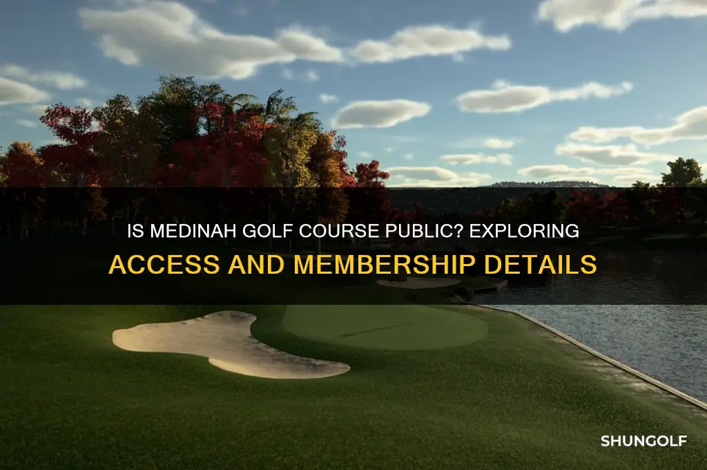 is medinah golf course public