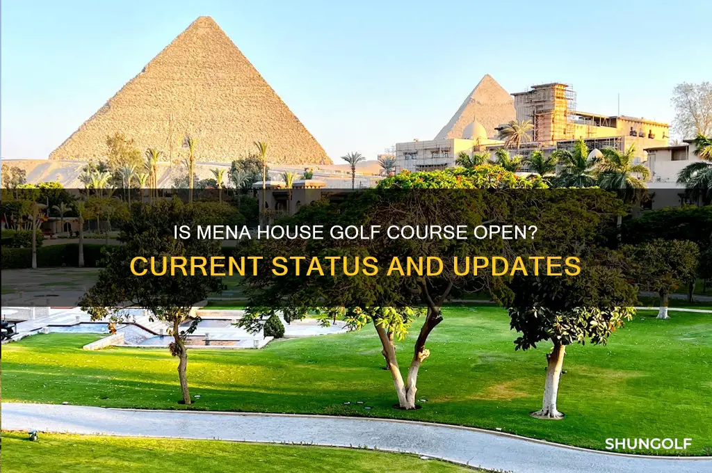 is mena house golf course open