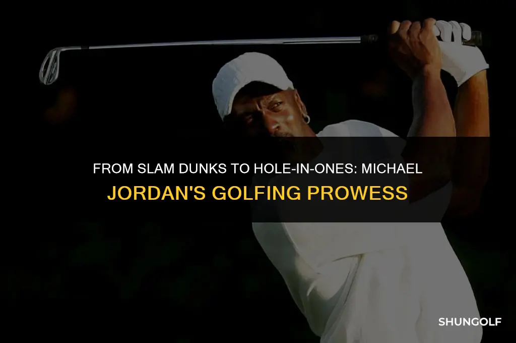 is michael jordan actually good at golf