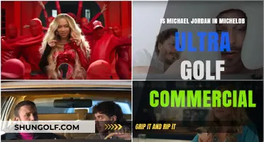 Is Michael Jordan in the Michelob Ultra Golf Commercial?